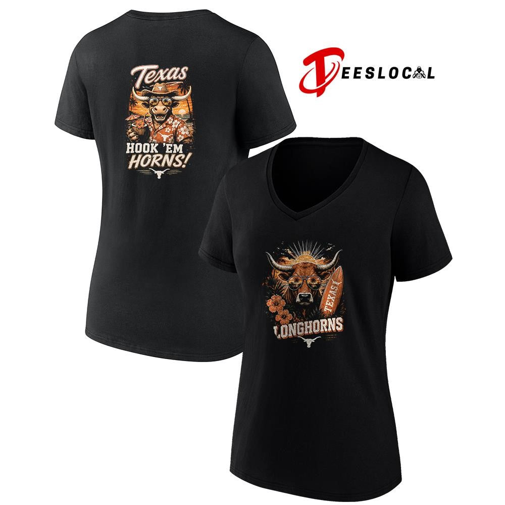 Texas Longhorns NCAA Tropical mascot shirt