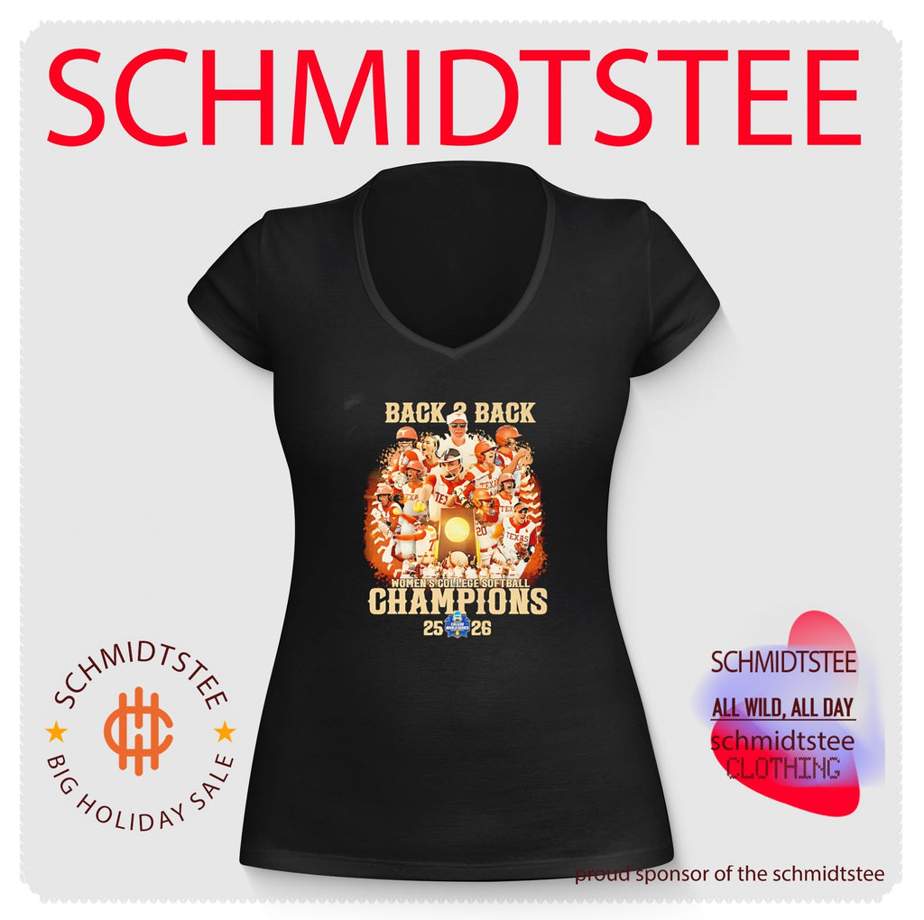 Texas Longhorns back to back Women’s college Softball Champions 25 26 shirt