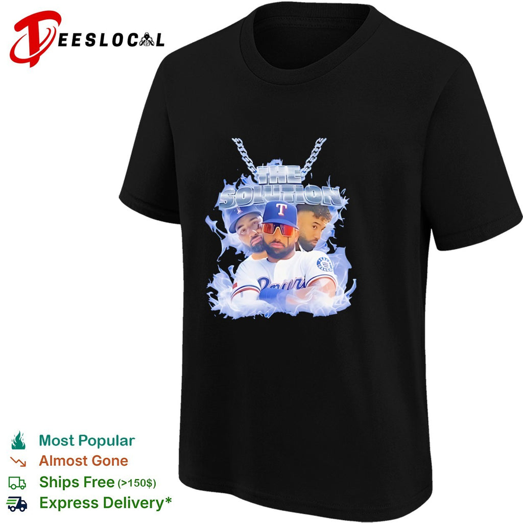 Texas Rangers the solution player portraits shirt