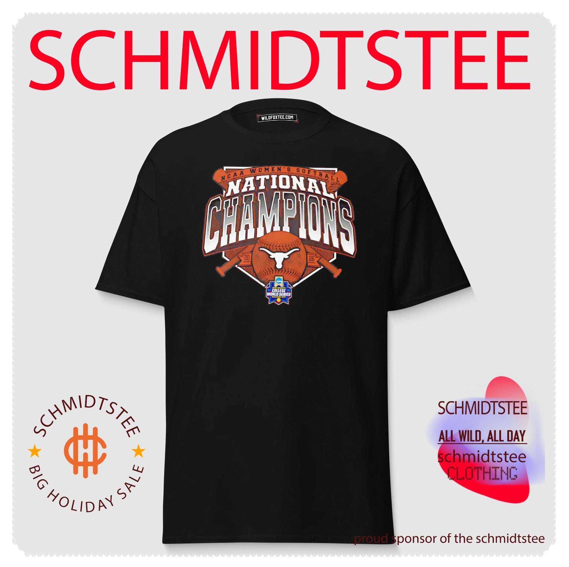 Texas Softball 2026 NCAA National Champions vintage shirt