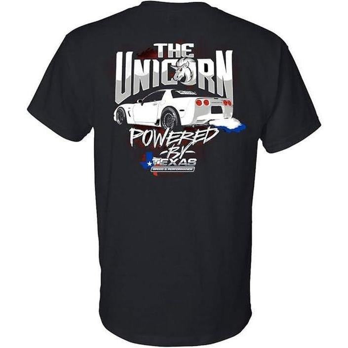 Texas Speed Unicorn Corvette T-shirt, Menswear Car Parts Short Sleeve Hoodie Sweatshirt | PrintMintTees.com