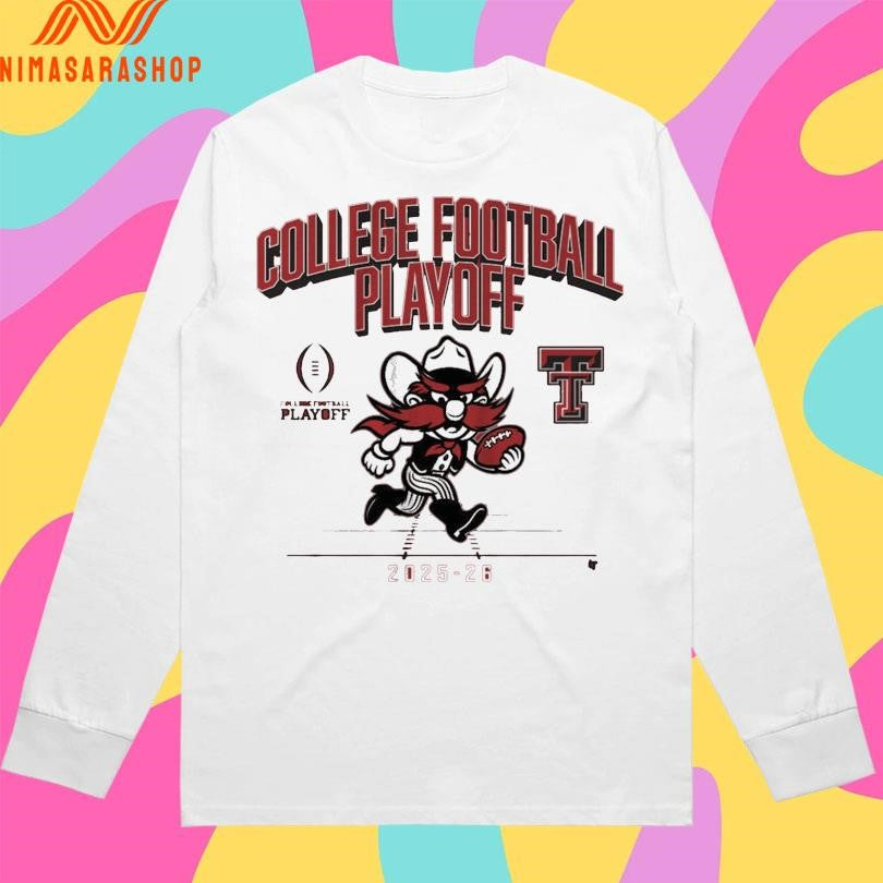 Texas Tech Red Raiders Football College Football Playoff 2025-2026 Mascot Shirts