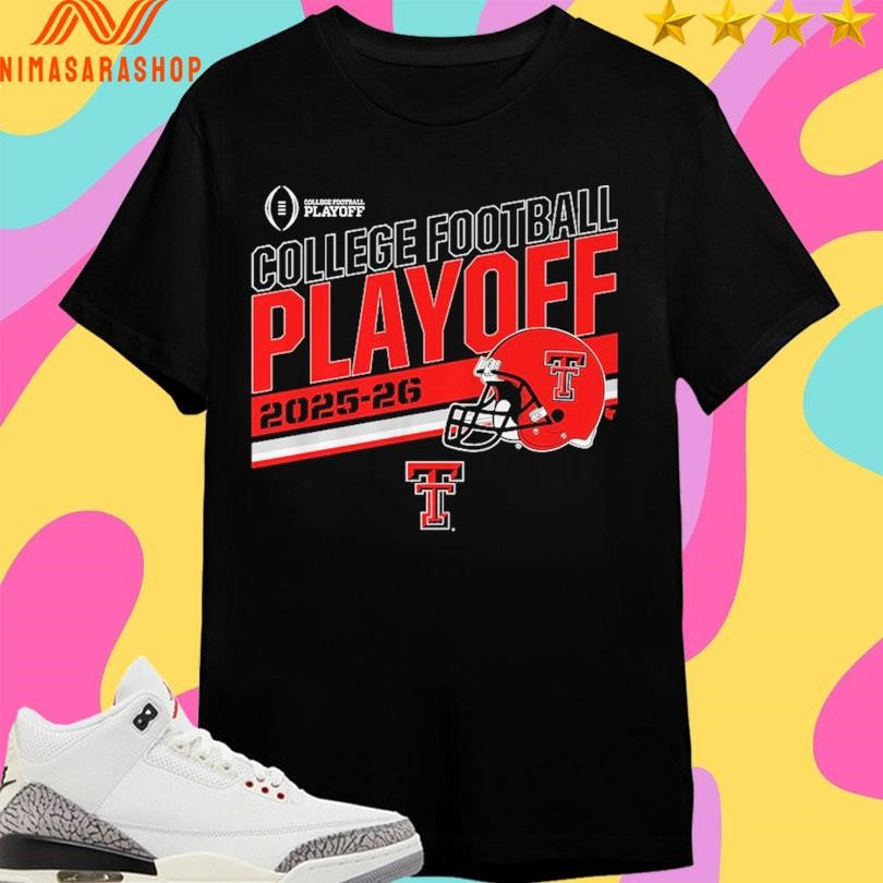 Texas Tech Red Raiders Football College Football Playoff 2025-2026 Stripe Shirts