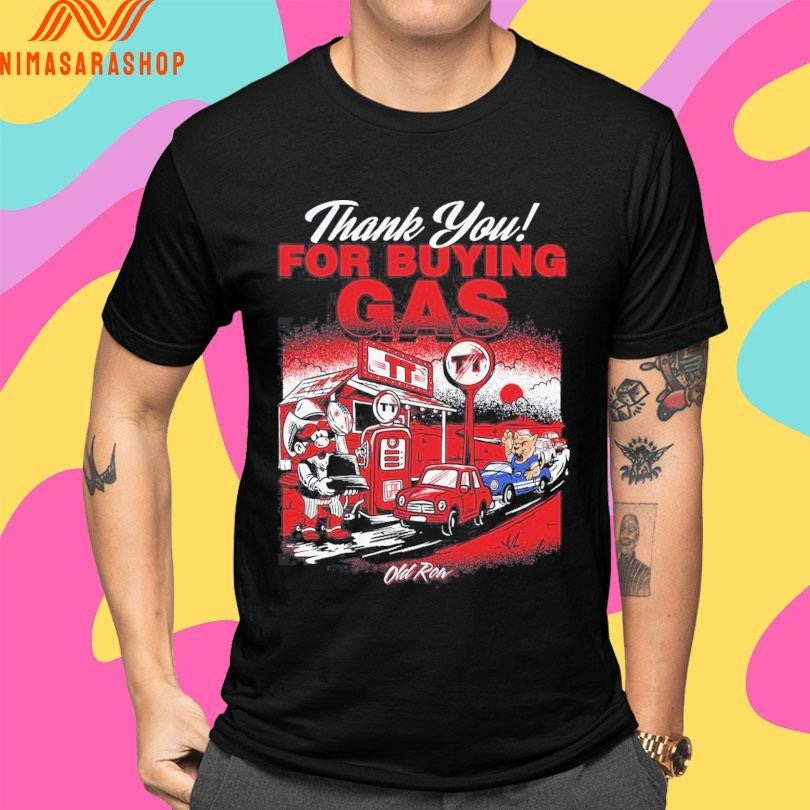 Texas Tech Red Raiders Thank You For Buying Gas Shirts
