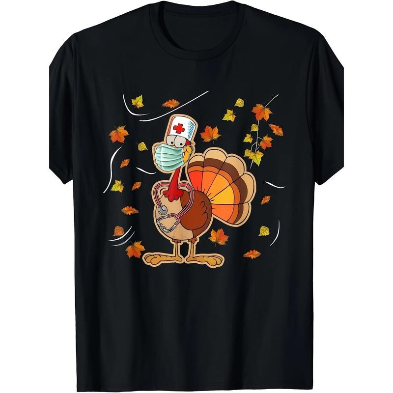 Thanksgiving Men Turkey T-Shirt - 220g made in usa Hoodie Sweatshirt | PrintMintTees.com