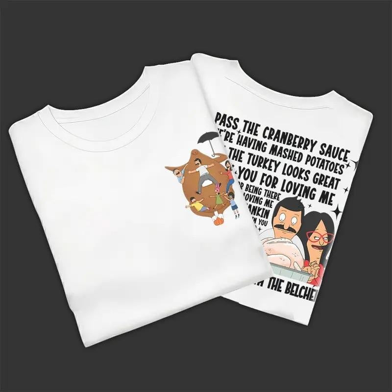 Thanksgiving Song T-Shirt Fashion Cotton Full Colors Full Sizes For Men Women Cheetah Print Bible Verse Gildan Heavy...