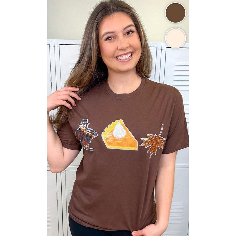 Thanksgiving Sparkle T-Shirt Hoodie Sweatshirt | PrintMintTees.com