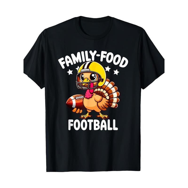 Thanksgiving Turkey T-Shirt-100% Cotton 220g made in usa Hoodie Sweatshirt | PrintMintTees.com
