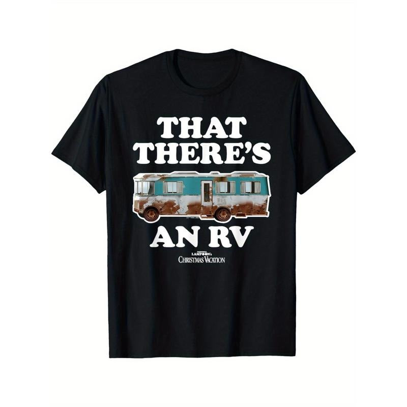 "That There's An RV T-Shirt for Men - Christmas Vacation Graphic Tee" made in usa Hoodie Sweatshirt | PrintMintTees.com
