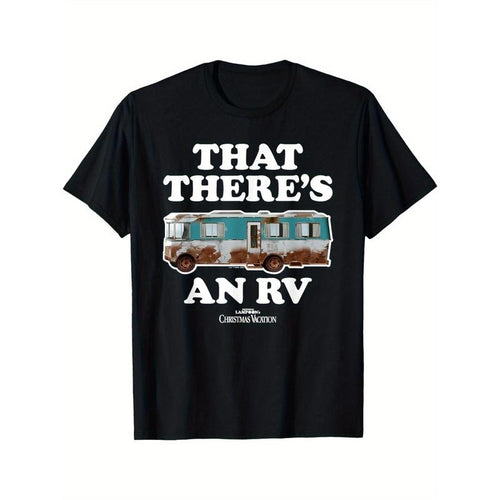 "That There's An RV T-Shirt for Men - Christmas Vacation Graphic Tee" made in usa Hoodie Sweatshirt | PrintMintTees.com