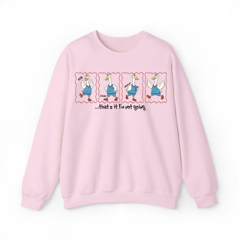 That's It I'm Not Going Christmas Goose Sweatshirt, Merry Goosemas Shirt, Funny Santa Goose Tee, Just a Merry Goose...