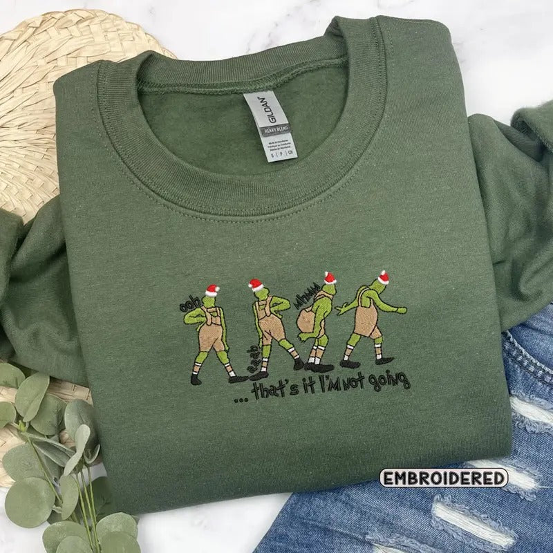 That'S I'M Not Going Funny Embroidered T-Shirts, Hoodie, Sweatshirt