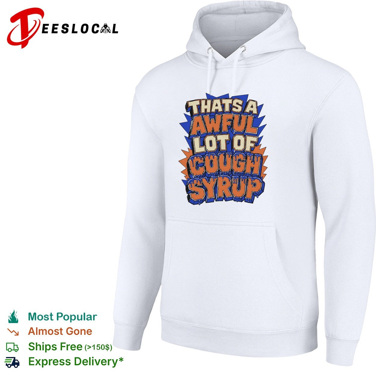 That’s a awful lot of cough syrup comic burst shirt