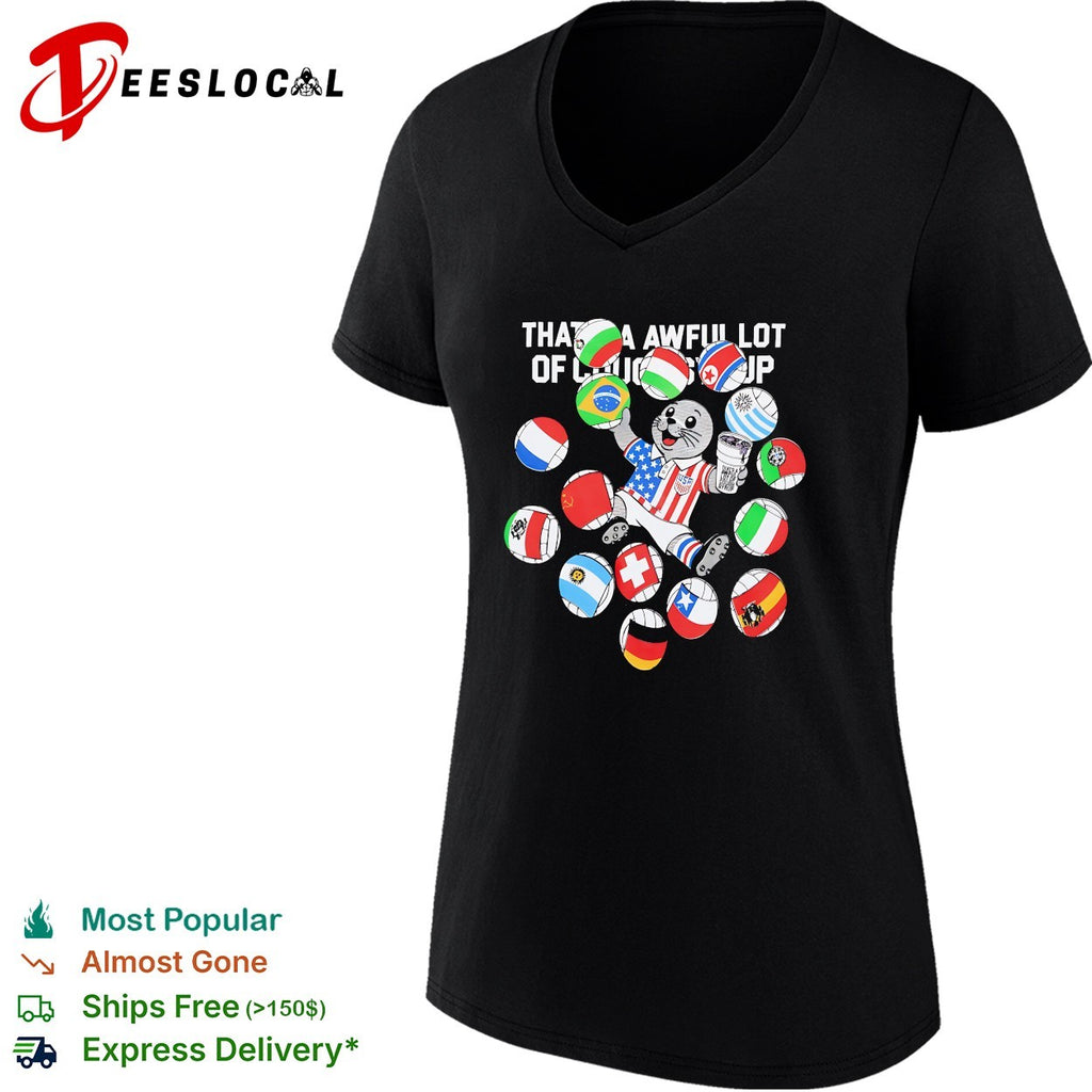 That’s a awful lot of cough syrup mascot flags collage shirt