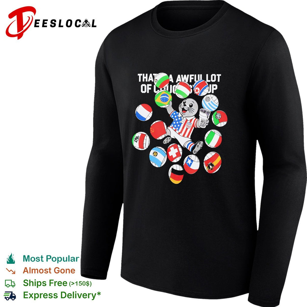 That’s a awful lot of cough syrup mascot flags collage shirt