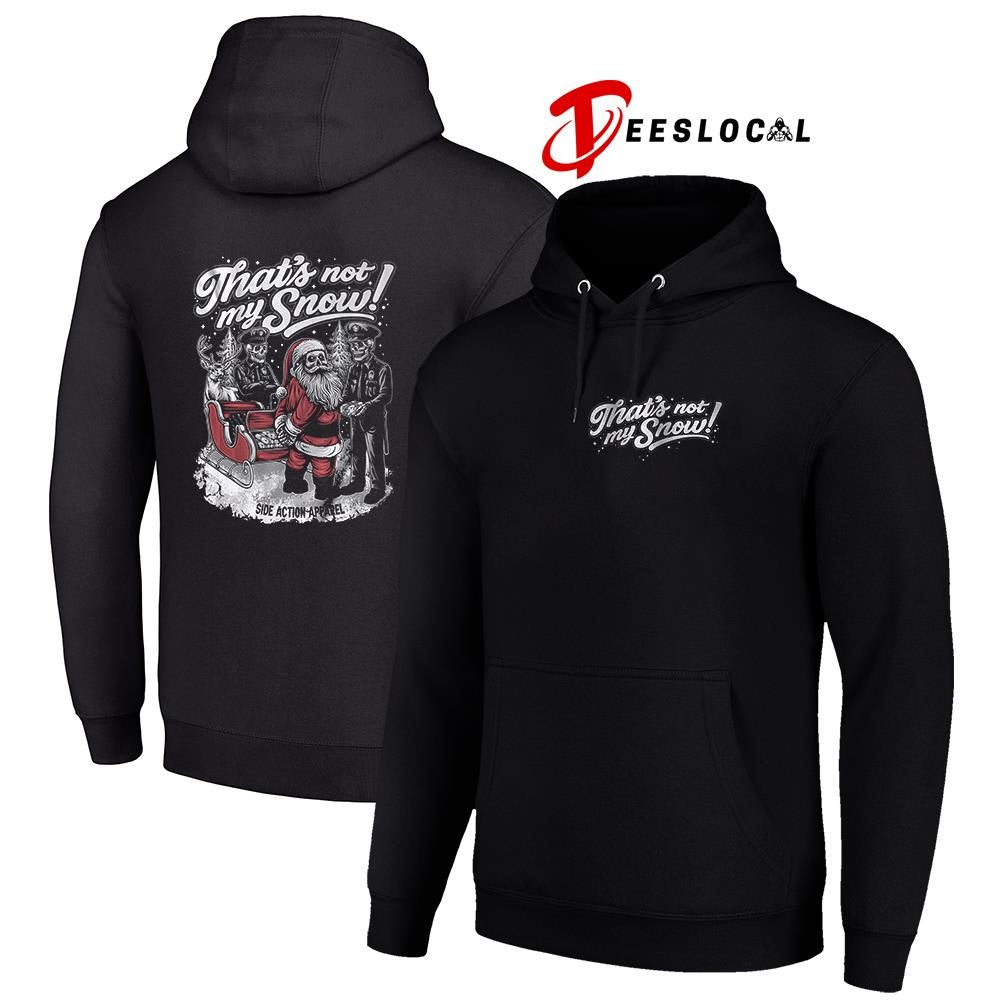 That’s not my snow Santa Claus skeleton Christmas graphic shirt