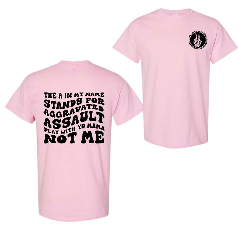 The A in my name t-shirt, Happy Mother's Day, Gift For Mom, Unisex T Shir, Full Color, Full Size Hoodie Sweatshirt