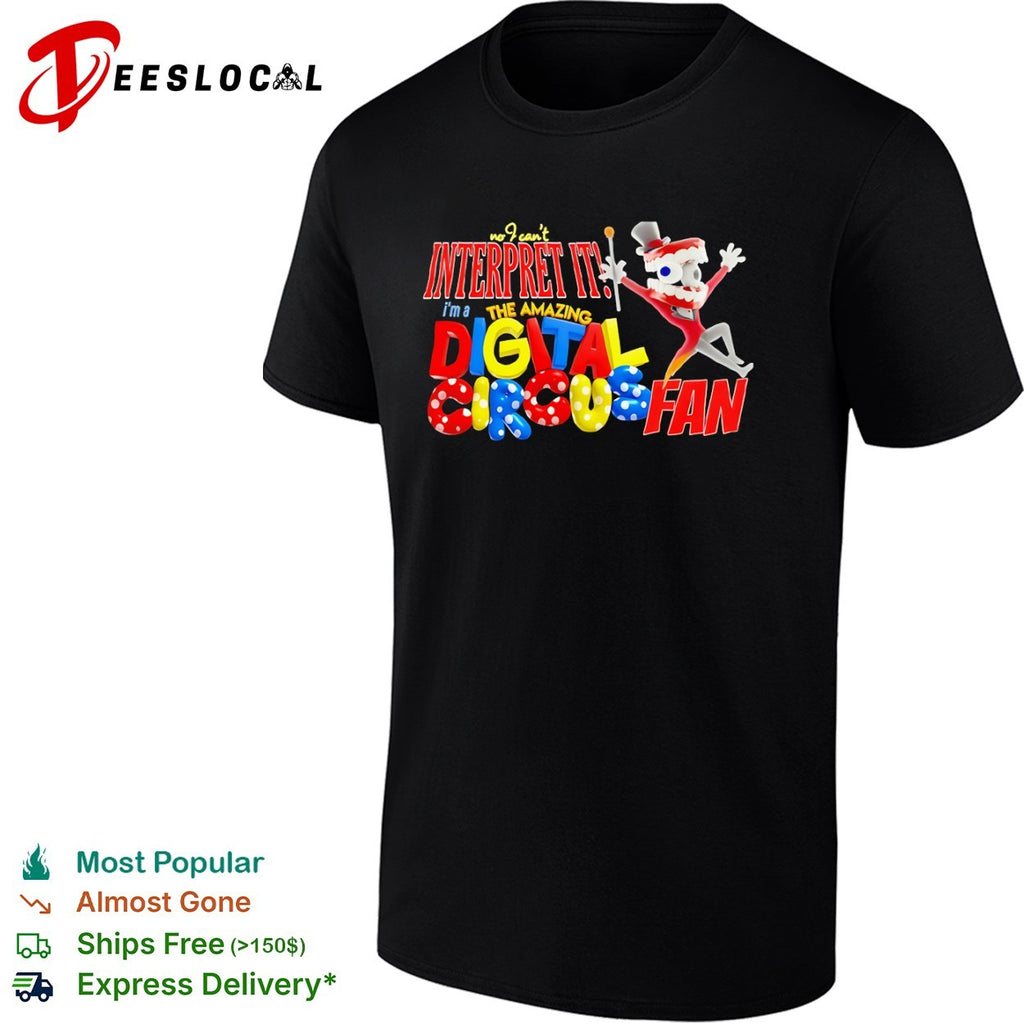 The Amazing Digital Circus Caine no I cant interpret it im a fan teeth character shirt