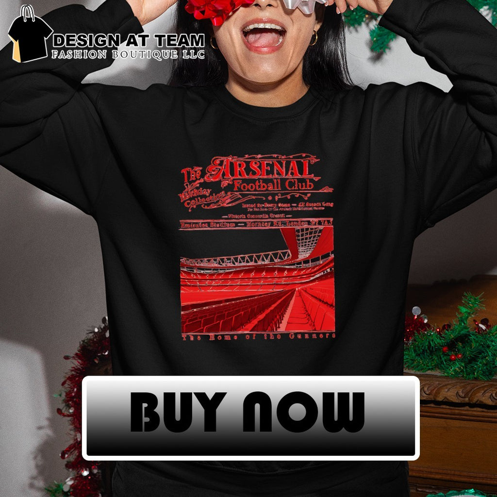 The Arsenal FC Matchday Collective Emirates Stadium Hornsey the home of the Gunner shirt