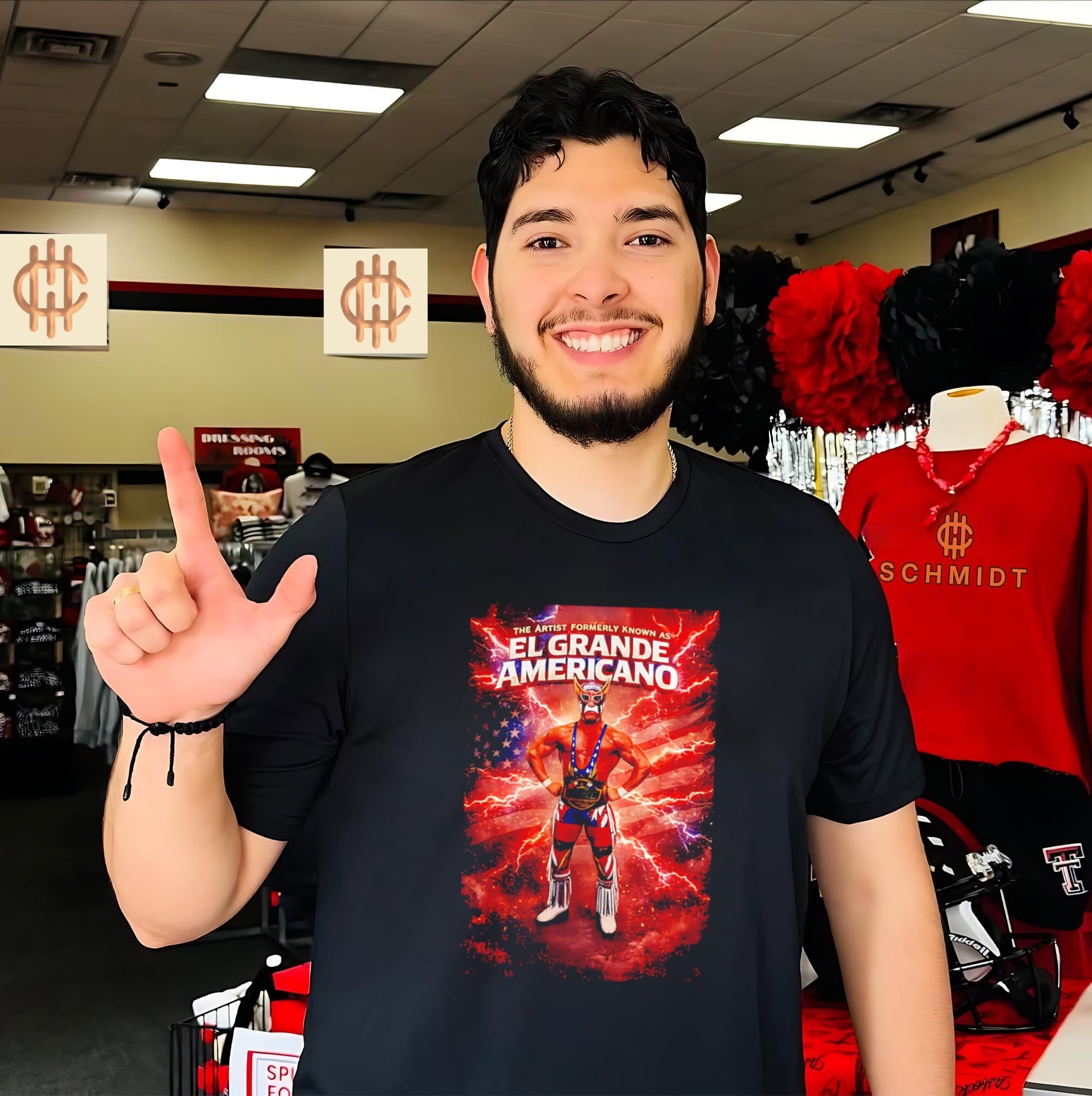 The Artist Formerly Known as El Grande Americano Pro Wrestling shirt