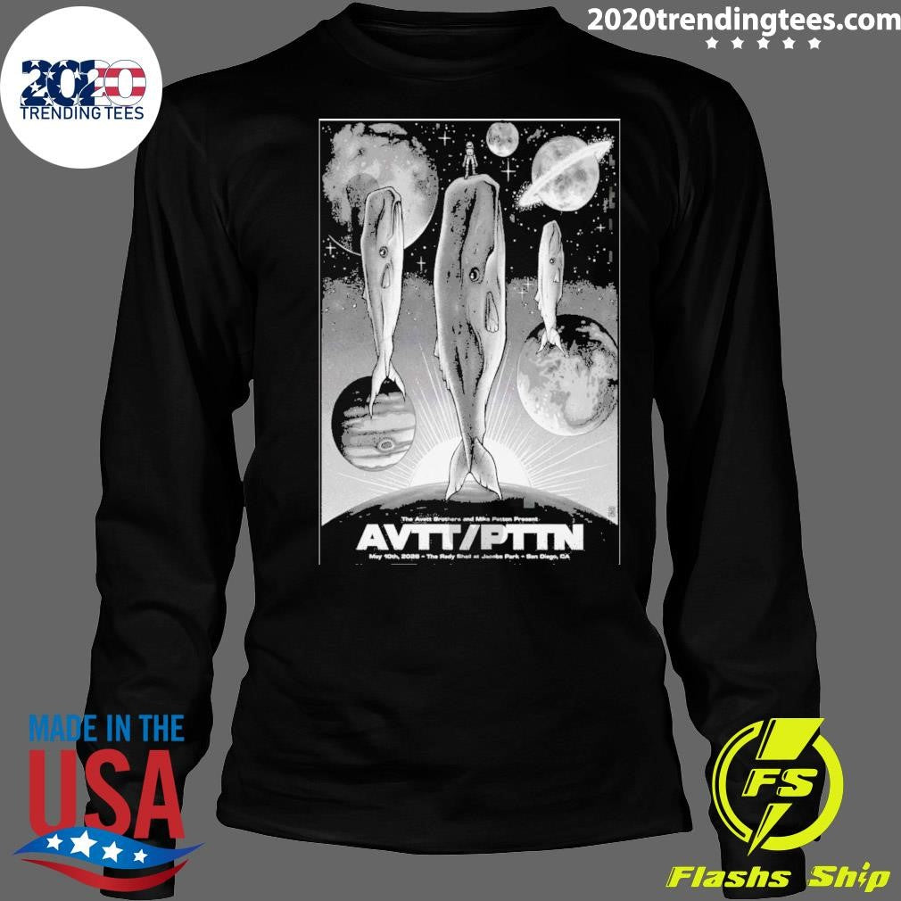 The Avett Brothers With Mike Patton May 10 2026 San Diego CA Shirt