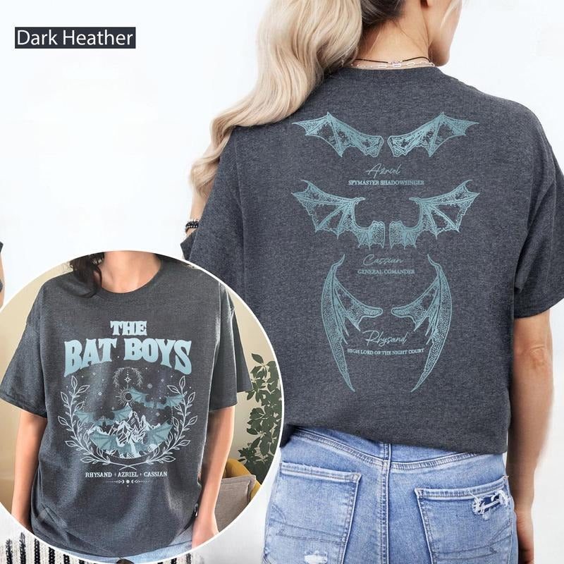 The Bat Boys Shirt | ACOTAR Merch | Night Court Illyrians Tea | A Court of Thorns and Roses | Rhysand Cassian Azriel...