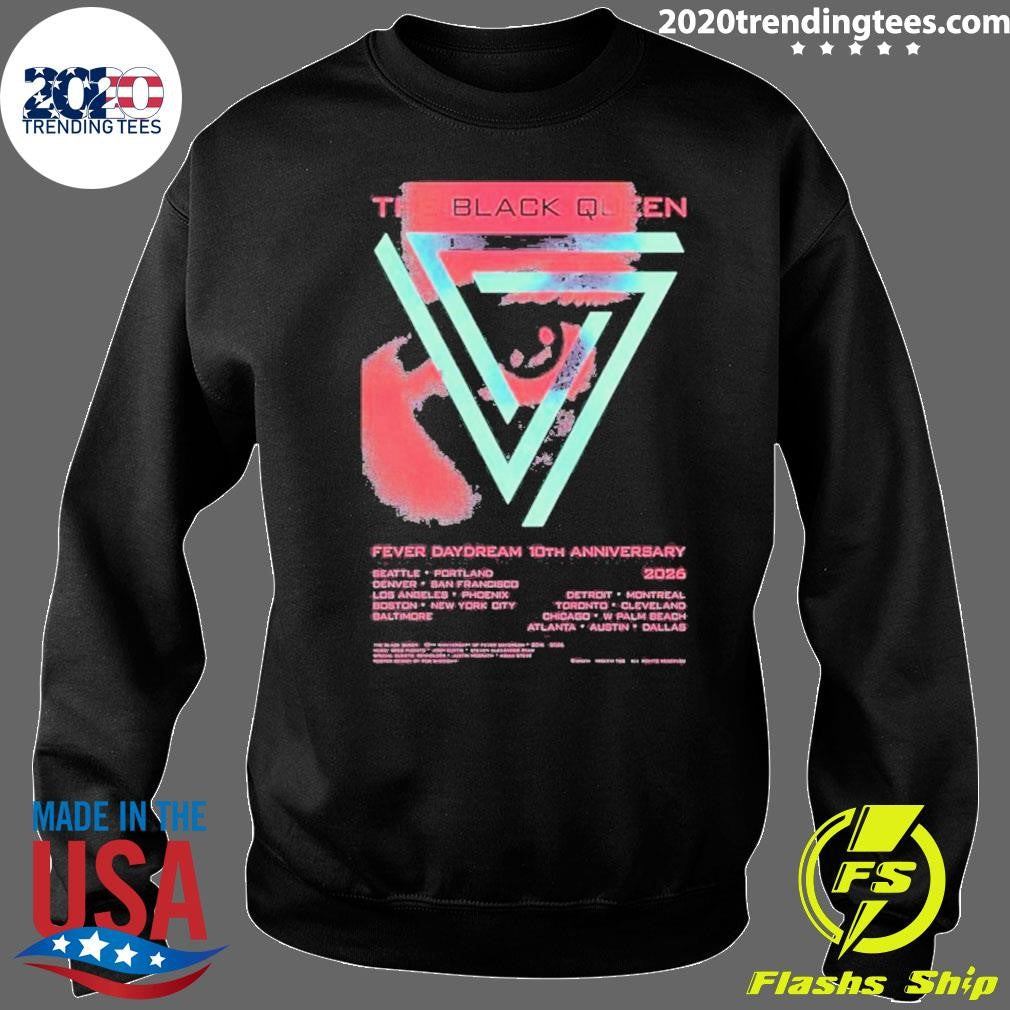 The Black Queen Poster Fever Daydream 10th Anniversary 2026 Shirt