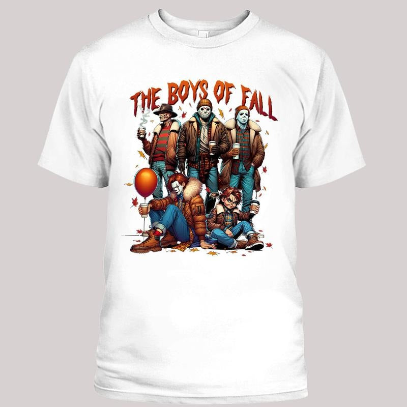 The Boys Of Fall Shirt, Halloween Horror Friends Shirt, Autumn Movie Killers Tee, Trending Shirts Hoodie Sweatshirt