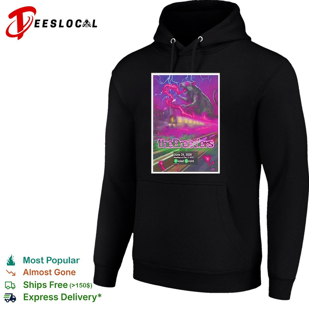 The Breeders June 24 2026 Pier 17 concert shirt
