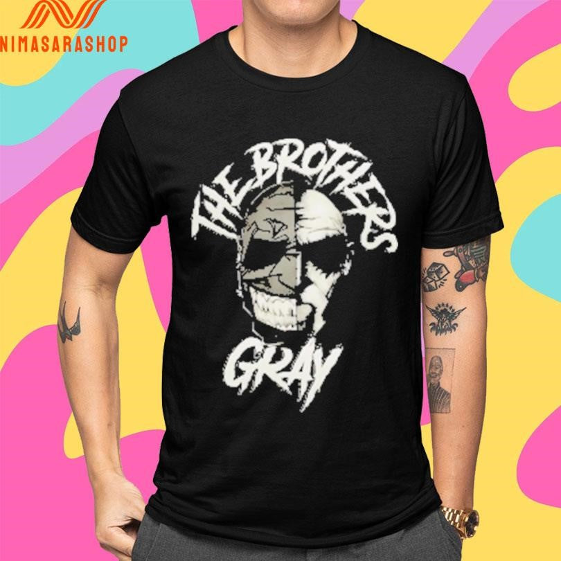 The Brothers Gray Split Mask Shirts