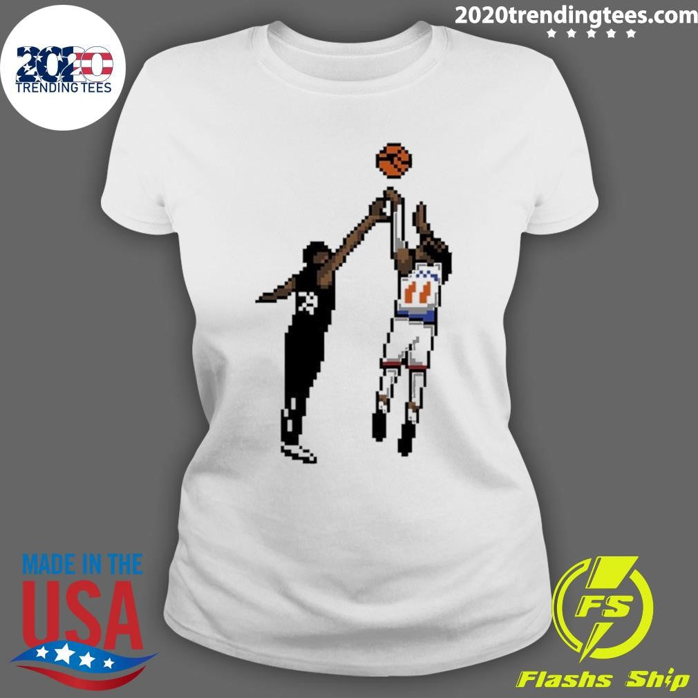 The Burner 8bit Jalen Brunson New York Knicks Shirt