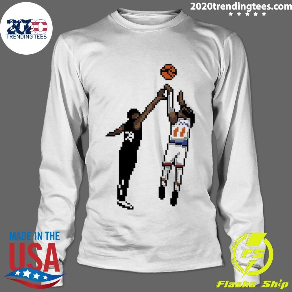 The Burner 8bit Jalen Brunson New York Knicks Shirt