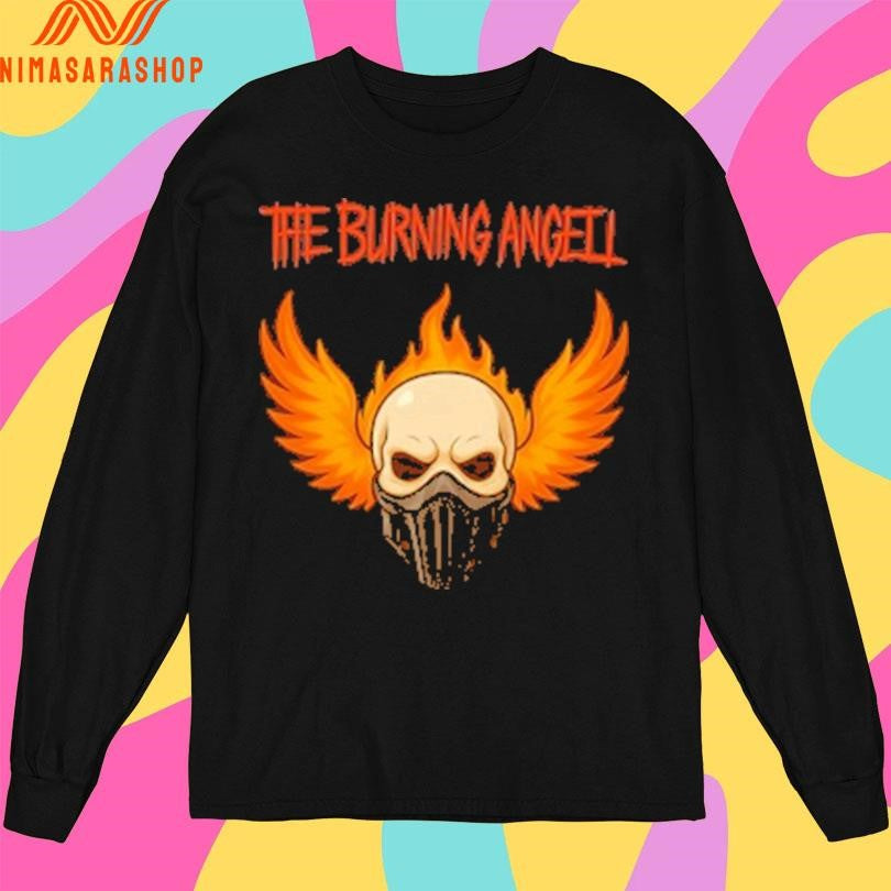 The Burning Angel Skull Shirts
