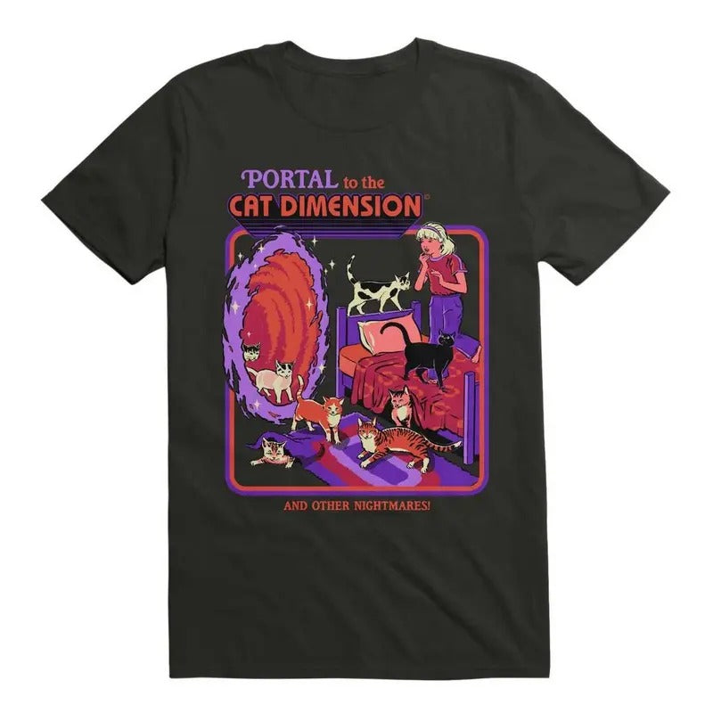 The Cat Dimension T-Shirt By Steven Rhodes Hoodie Sweatshirt | PrintMintTees.com