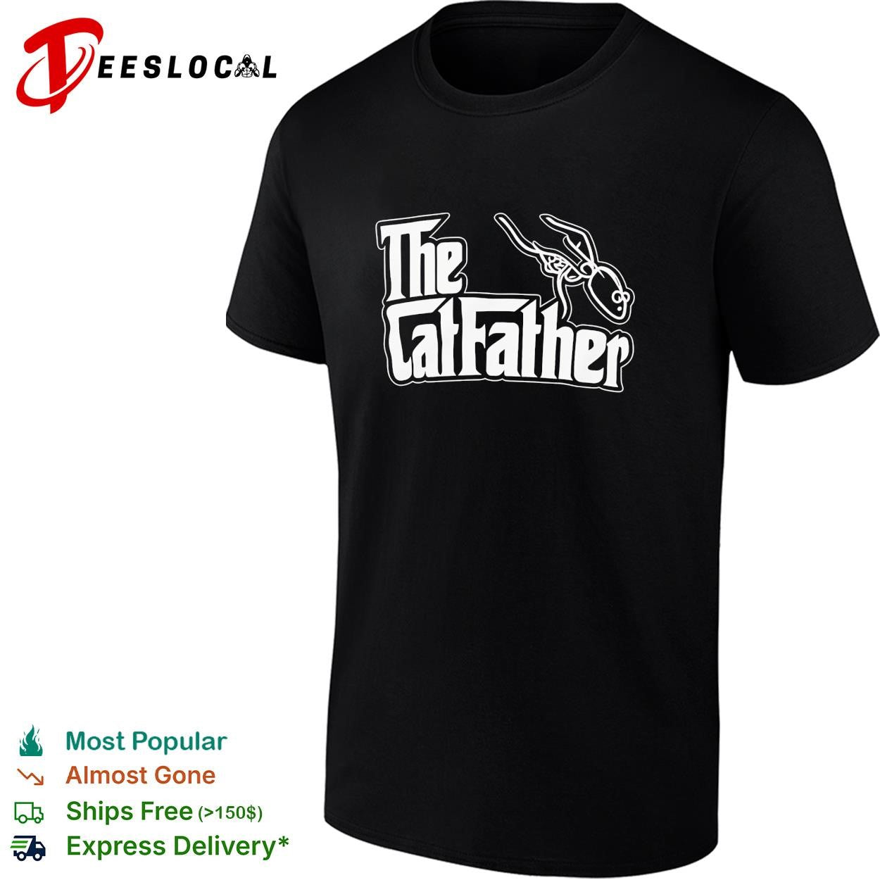 The Catfather funny father day shirt