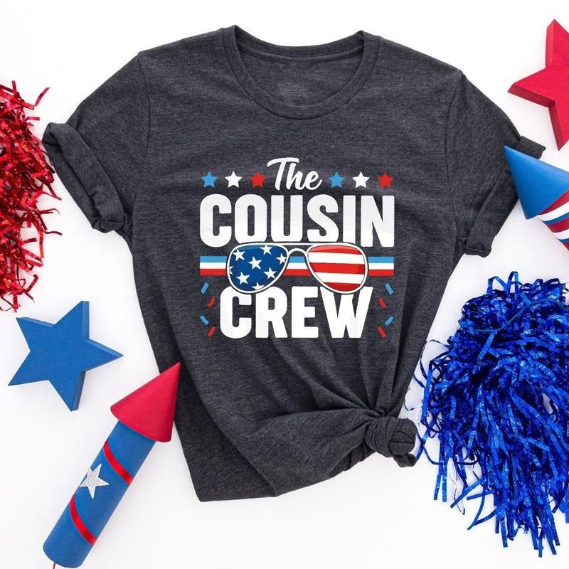 The Cousin Crew 4th Of July Shirt, 4th Of July Shirt, USA Shirt, Patriotic Shirt, Cousin Crew Shirts, America Shirt,...