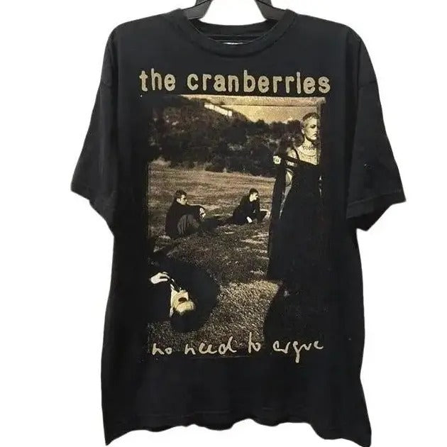 The Cranberries 1995 No need to argue Tee Cotton Unisex S-5XL Shirt EE2903 Baggy Fabric Hoodie Sweatshirt | PrintMintTees.com