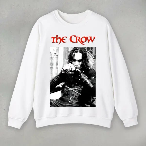 The Crow Movie Black Short Sleeve Cotton Unisex Streetwear Sweatshirt Shirt Hoodie | PrintMintTees.com