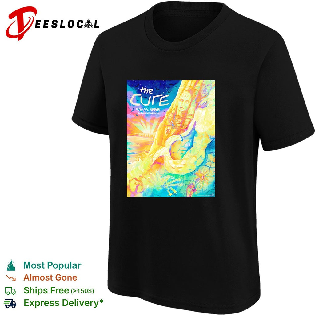The Cure 21 June 2026 Newport Isle of Wight Festival 2026 concert event shirt