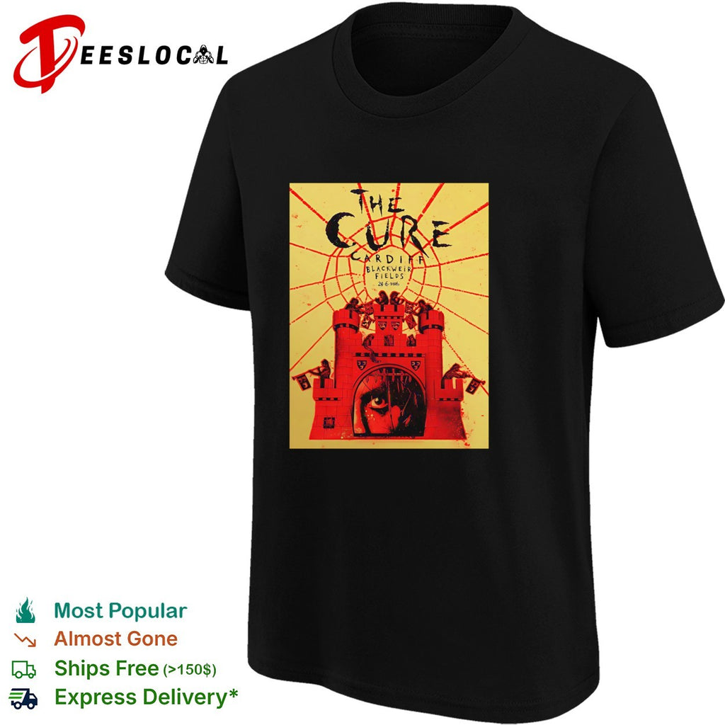 The Cure Cardiff Wales at Blackweir Fields On 24 June 2026 shirt