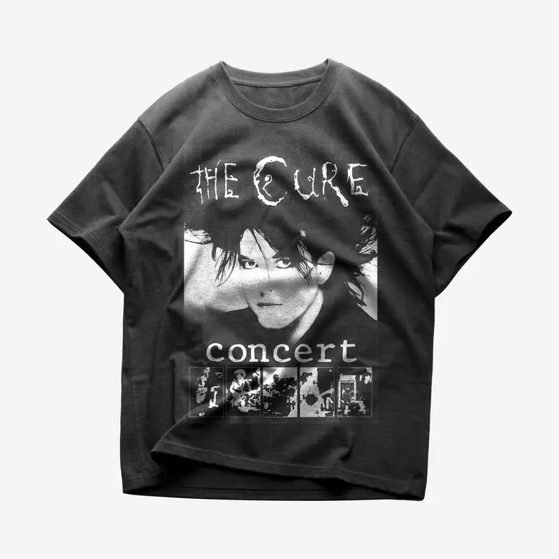 The Cure T-shirt - Rock Music Shirt - The Cure Merch - Unisex Cotton Tee Hoodie Sweatshirt | PrintMintTees.com