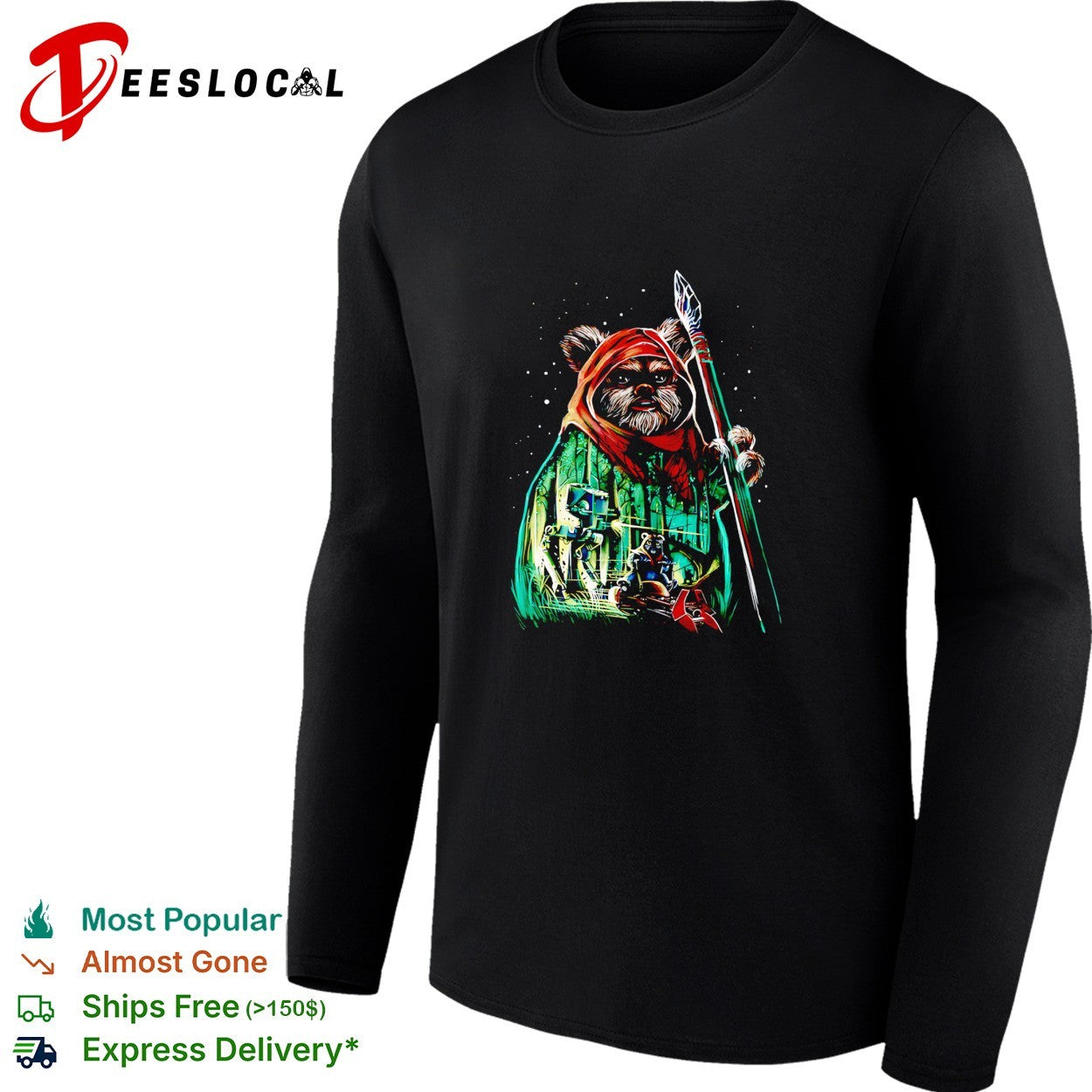 The Defense of Endor the Ewok named Wicket W. Warrick from Return of the Jedi shirt