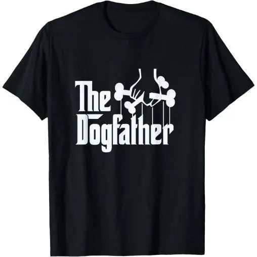 The Dogfather Dog Dad Fathers Day Gift Dog Lover T-Shirt Made in USA Hoodie Sweatshirt | PrintMintTees.com