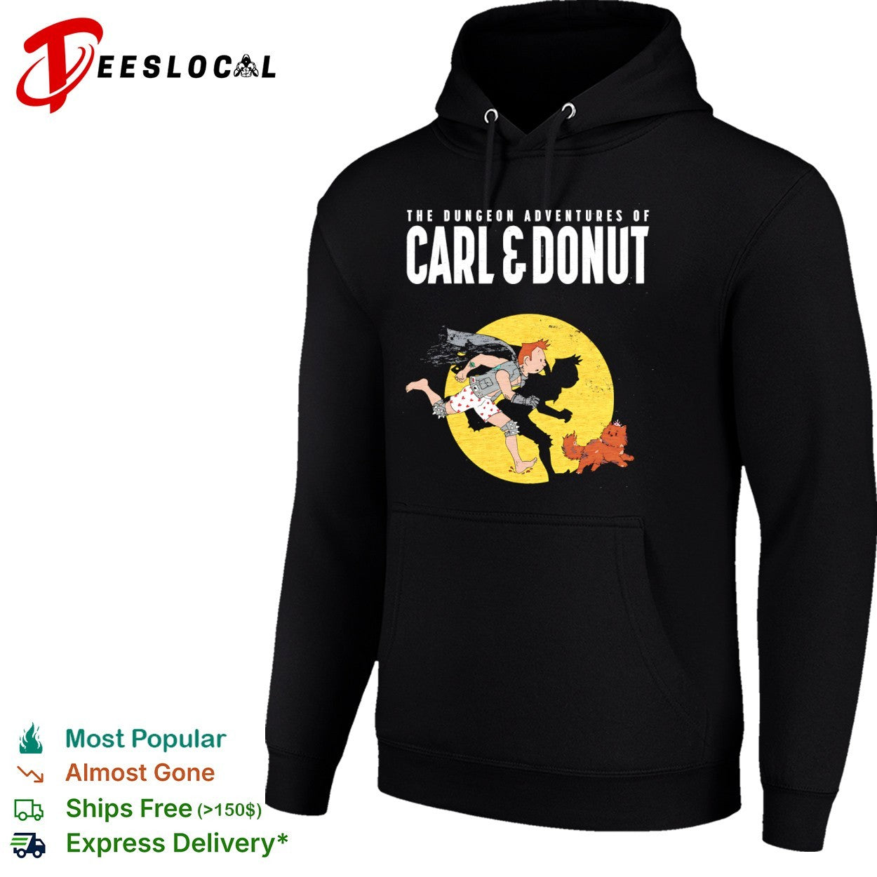 The Dungeon Adventures of Carl and Donut Tintin Shirt