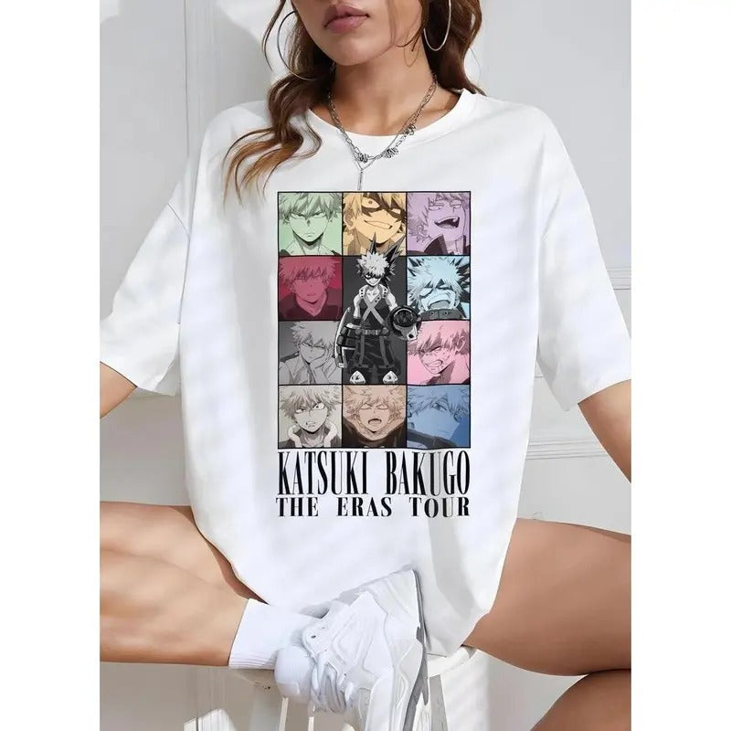 The Eras Tour Anime Shirt, Anime Lover Shirt, Anime graphic shirt, Anime Manga Shirt, Anime Gift, Japanese Anime Tee, Men...