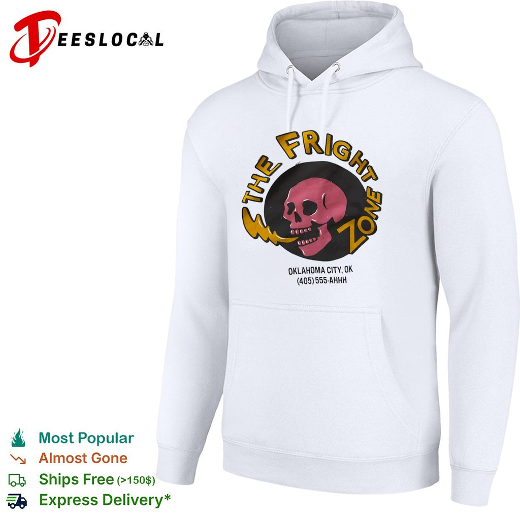The Fright Zone Oklahoma City skull cartoon shirt