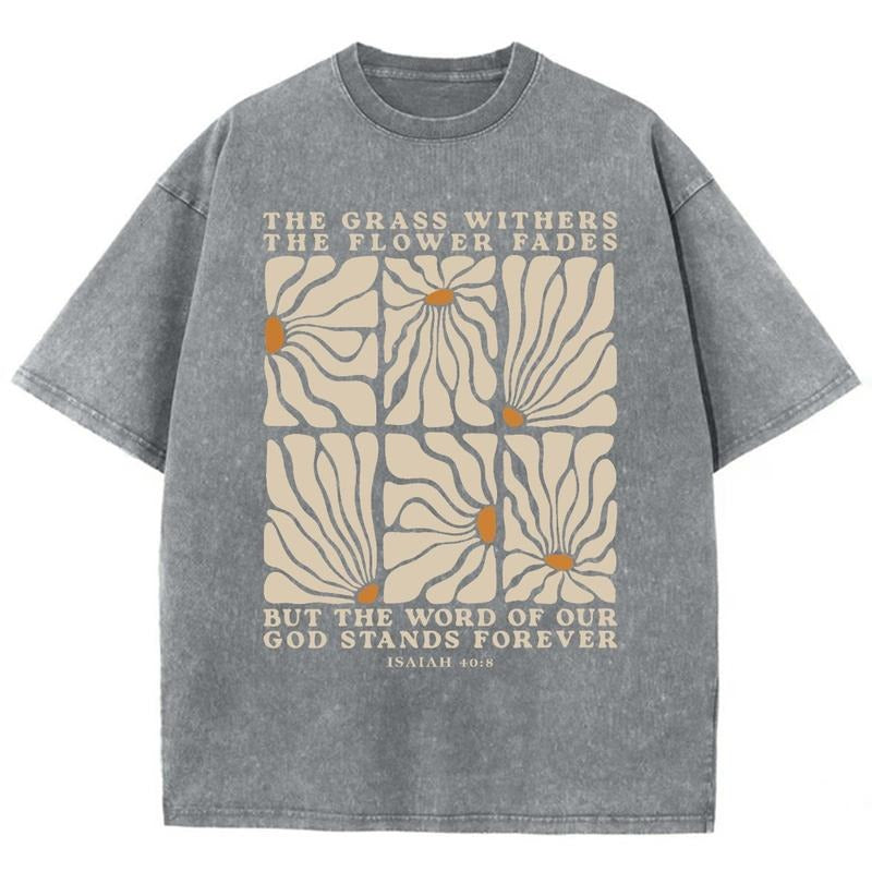 Grass Withers Washed Christian Christian Jesus Shirts Vintage 90s Cotton Top Womenswear Mineral Color Shirt Hoodie Sweatshirt