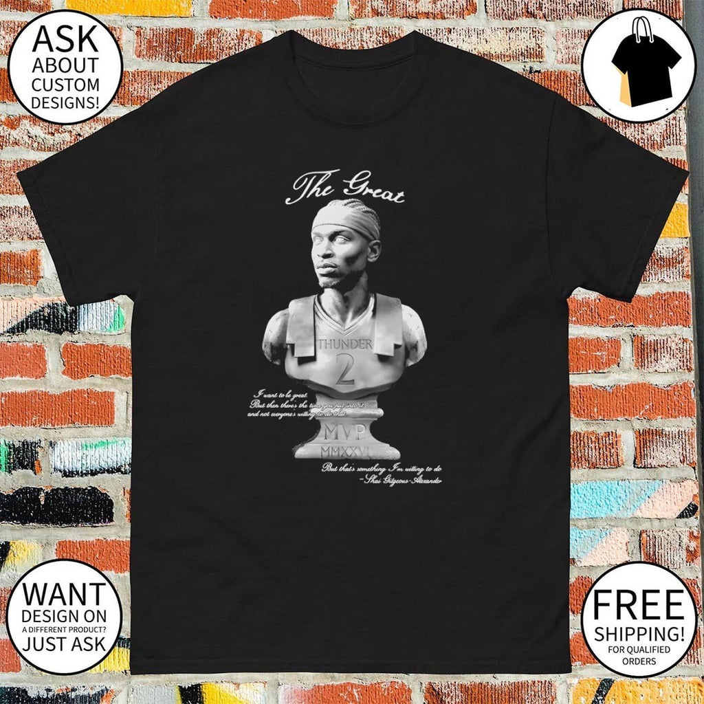 The Great Shai Gilgeous-Alexander sculpture MVP Oklahoma City Thunder Basketball 2026 shirt