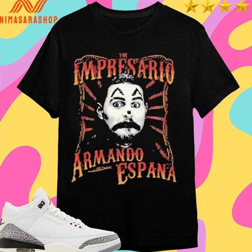 The Impresario Armando Espana Clown Face Shirts