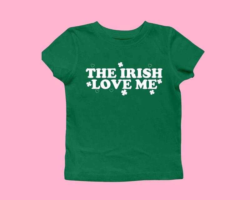 The Irish Love Me Women's St Patrick's Day Shirt St Paddy Hoodie Sweatshirt | PrintMintTees.com